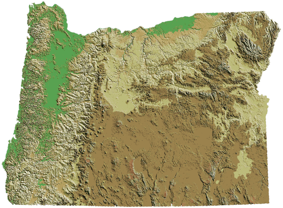 Oregon map